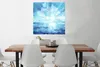 MuchoWow® Poster Meer - Himmel - Sonne 75x75 cm - Wand Produktbild-Vorschau 2