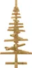 Drewniana choinka z podstawą Brązowy 90 cm Lite drewno Podgląd zdjęcia produktu 6