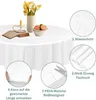 CAIJ Runde Tischdecke 213 cm 10er Set Weiße Tischdecken für Produktbild-Vorschau 7