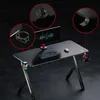 Scrivania da gioco NanoRS, nera con supporto per cuffie e Anteprima dell’immagine prodotto 12
