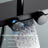 Duschsystem mit Thermostat und Glasablage in Schwarz Produktbild-Vorschau 4