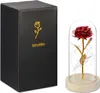 ROSA ETERNA A LED illuminata in vaso con batteria come idea Anteprima dell’immagine prodotto 6