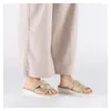 Rieker  Damenschuhe Sandalen Flach Pantolette Gold Freizeit Produktbild-Vorschau 10