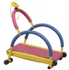 A child's treadmill with colorful bars and a pink running surface. Voir les images du produit