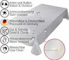 Tischdecke Wachstuch Einfarbig Grau Robust Wasserabweisend Produktbild-Vorschau 5