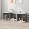 Bücherschrank/TV-Schrank Grau Sonoma 36x30x114 cm Produktbild-Vorschau 6