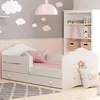 Kinderbett 70x140 | 80x160 cm mit Matratze und Schublade, Produktbild-Vorschau 1