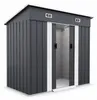Aga Domek ogrodowy 222x174x125 cm Ciemnoszary Podgląd zdjęcia produktu 4
