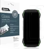 A product packaging and a smartphone with screen protectors on it. Podgląd zdjęcia produktu