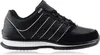 A side view of a black K-Swiss sneaker with white accents. Voir les images du produit