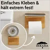 DEKAZIA® Klopapierhalter Holz mit Ablage – Produktbild-Vorschau 2