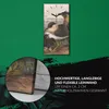 Küchenuhr Bürouhr Leinwand Uhr Quarz 30x60 Vögel Wild Tiere Produktbild-Vorschau 5