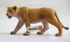 A toy lioness with a tag attached to its leg. Produktbild-Vorschau