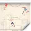 Vlies Tapete - Soccer Game - Illustration of soccer players Produktbild-Vorschau 2