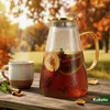 Kuketo | Szklany czajniczek z sitkiem 1,8 l - Żaroodporny Podgląd zdjęcia produktu 8