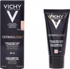 A product shot of Vichy Dermablend foundation and its packaging. Podgląd zdjęcia produktu