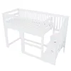 Flieks Etagenbett 90x200cm mit Led, Kinderbett Hausbett mit Produktbild-Vorschau 9