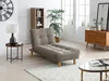 Recamiere ausklappbar - Stoff - Taupe - ESTEBAN Produktbild-Vorschau 2