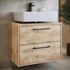 Ensemble meuble sous-vasque Florence 60 x 35 cm – Chêne Voir les images du produit 2