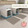 2er Set Katzenklo Matte Katzenstreu Katzentoilette Vorleger Produktbild-Vorschau 6