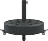 vidaXL Supporto per ombrellone con rotelle per palo Ø38/48 Anteprima dell’immagine prodotto 5