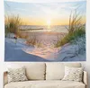 Tapisserie Natur Wandtuch Sonnenuntergang am Meer Produktbild-Vorschau 4