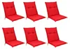 Beautissu Lot de 6 coussins pour dossier bas Base NL, 100 x Voir les images du produit 1