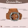 Innenansicht des traditionellen Herrengürtels in Kastanienbraun mit glatter Lederoberfläche, feiner Naht und hochwertiger deutscher Handwerkskunst. Garantiert langlebig und zugleich elegant im Design. Produktbild-Vorschau