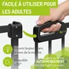 Barrière bébé extra plate sans seuil – Sans perçage – Merle Voir les images du produit 6