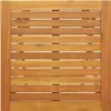 A top-down view of a wooden slatted table surface. Produktbild-Vorschau