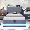 A bedroom with a bed, desk, and computer. Náhľad obrázku produktu