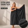 Komfortec Saunatuch 100x200 cm XXL, 100% Baumwolle, 500 Produktbild-Vorschau 4