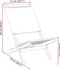 vidaXL Gartenstühle 8 Stk. Klappbar Grün Stoff und Produktbild-Vorschau 8