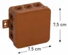 Puszka natynkowa, Snap-On, 75X75X41, Ip54, brązowa, 03502 Podgląd zdjęcia produktu 12