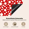 KitchenYeah© Herdabdeckplatte Seifenblasen - Rot - Punkte - Produktbild-Vorschau 5