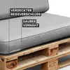 Set de coussins pour palettes / coussins d'assise gris Voir les images du produit 5