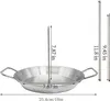 A stainless steel vertical skewer grill set with dimensions shown. Produktbild-Vorschau