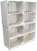 Obstkiste Johanna neu - Shabby weiß  4er Set Quer Produktbild-Vorschau 10