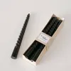 Candela a bastoncino Twisted Set di 6 nero Anteprima dell’immagine prodotto 4