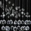 Lampa Sufitowa Z Kryształami I Koralikami, Srebrna, Podgląd zdjęcia produktu 4