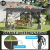 LZQ Záhradný altánok 3x3 m  Skladací altánok typu „pop-up“ Náhľad obrázku produktu 9