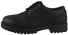 Das Bild zeigt einen schwarzen Freizeitschuh mit einer weißen Sohle Der Schuh ist von der linken Seite zu sehen Er hat eine sportliche Form und ein schlichtes Design Produktbild-Vorschau