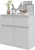 FURNICA - NOAH - Kommode / Sideboard mit 2 Schubladen und 2 Produktbild-Vorschau 1