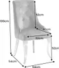 riess-ambiente Stuhl MODERN BAROCK DELUXE schwarz silber Produktbild-Vorschau 2