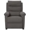 A dark gray fabric recliner chair is shown from the front. Náhľad obrázku produktu