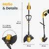 STIGA Akku Rasentrimmer inkl. 2x 20 V Akku & Wandhalterung Produktbild-Vorschau 8