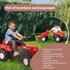 Dolu Traptractor met Aanhanger Rood/Zwart Náhled obrázku produktu 6