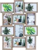 A collage of multiple framed photos of plants and interior decor. Produktbild-Vorschau