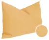 Kissenbezug 30x50 cm gelb Struktur Leinenoptik Kissenhülle Produktbild-Vorschau 2