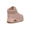 A side view of a pink Skechers sneaker with a knitted collar. Anteprima dell’immagine prodotto